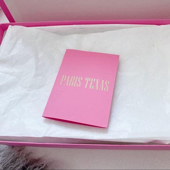 Paris Texas Python Print Crossover Thong Sandals - Picture 9 of 9